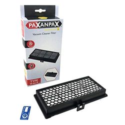 Paxanpax PFC1061 Anti Odour Vacuum Cleaner Filter with Timestrip Indicator for Miele SF-AA30 9616080, S300, S2000, S7000, Black
