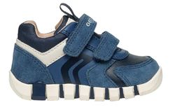 Geox Baby - Jongens B Iupidoo Boy D Sneakers, blauw, 21 EU, blauw, 21 EU