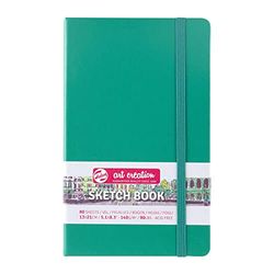 Talens Art Creation - Cuaderno de bocetos (80 hojas, 13 x 21 cm), color verde