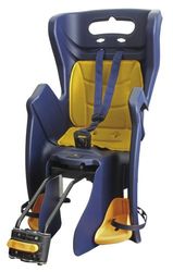Messingschlager Reclinável BS - cadeira infantil para bicicleta, cor azul