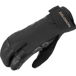 SALOMON Qst Paw Gore-Tex Unisex Waterdichte Handschoenen Ski Snowboarden Wandelen, Duurzame grip, Weerbescherming en Duurzame warmte, Zwart, S