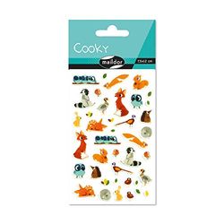 Maildor Koekdieren van het Bos Stickers, 1 vel