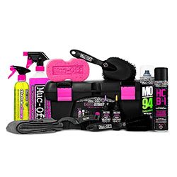 Muc-Off eBike Kit di Pulizia Ultimo - Kit Indispensabile per Pulire, Proteggere e Lubrificare la Tua e-Bike - Include Detergente per Bici, Detergente per Trasmissione, Spazzole e Altro
