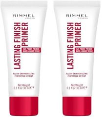 Rimmel London Lasting Finish Pore Minimizing Primer, Clear Matte, 30 ml (Pack of 2)