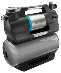 Gardena Autoclave 5600 SilentComfort: pompa con serbatoio d’acqua di 25 l e filtro integrato, portata 5600 l/h, protezione da funzionamento a secco, molto silenziosa, con app Bluetooth (9067-20)