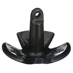 Attwood 9945B1 flodankare, svart PVC-belagd, 5,4 kg
