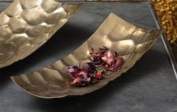 CENTRO ALUMINIO ORO HEXAGONO 40CMS. 40x14x7 cms