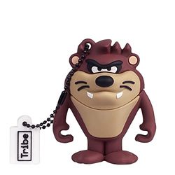 Tribe - USB-stick 32 GB TAZ - Flash Memory 2.0, originele figuren Looney Tunes, met Windows, Linux en Mac compatibele USB-stick