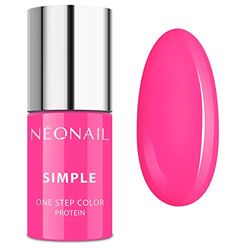 NEONAIL 8129-7 - Smalto UV 3 in 1 SIMPLE ONE STEP COLOR PROTEIN 7,2 ml, colore: Rosa