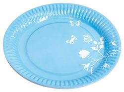 Partner Jouet - A1100112 - Ameublement et Décoration - 8 Assiettes - Blue - 23 cm