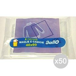 Glooke Selected Set 50 Sacchi Custodia Maglia 40X60 92 X8 Gallo Contenitore per Alimenti, Multicolore, Unica