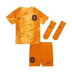 Nike Unisex Kids Set Netherlands 2022/23 Home, Laser Oranje/Zwart, DN0906-845, 12-18M