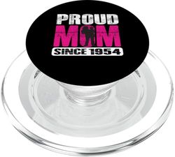 Mamá orgullosa desde 1954 Mamá orgullosa 1954 Mamá 1954 Madre 1954 PopSockets PopGrip para MagSafe
