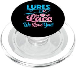Señuelos o encaje We Love You Gender Reveal Party Baby Shower PopSockets PopGrip para MagSafe