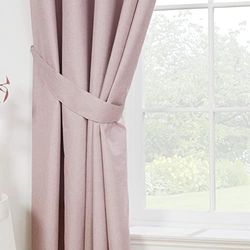 Sundour Eclipse - Cortinas Opacas Plisadas, Color Rosa (46 x 90 Pulgadas)