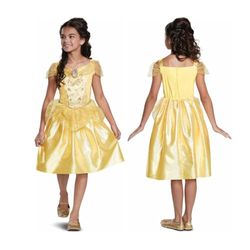 DISGUISE 129509K-EU-6 Belle Classic (Eu) Bella, taille M, carreaux, multicolore, 7-8 años