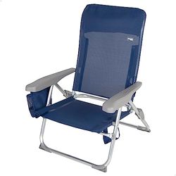Aktive - ALU 6 Positioner Slim Fällstol 47X58X87CM C/Kudde + Väska
