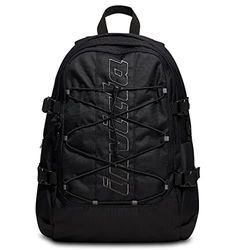 Invicta Backpack, ACT PLUS Eco-friendly Knapsack, Casual Daypack, Unisex, Perfect for Office, Travelling, Free Time & School, with Side Pockets & Laptop Sleeve, Italian Design, black