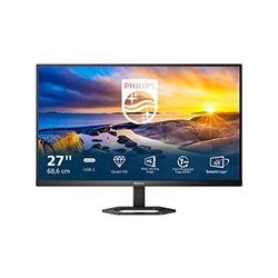 Philips 27E1N5600AE - 27 pollici QHD Monitor, IPS, 75Hz, 1ms, USB-C 65w Power Delivery, altoparlanti, altezza regolabile (2560 x 1440 @ 75 Hz, 300 cd/m², HDMI 1.4 / DP 1.2 / USB-C / USB 3.2)