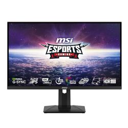 MSI MAG 274UPF Monitor gaming da 27“ IPS, 3840x2160 4K (UHD), 144 Hz / 1 ms (GtG), 150% gamma cromatica sRGB, DisplayHDR 400, G-SYNC compatibile - DP 1.4a, HDMI 2.0b, USB Type-C con PD 65W, VESA