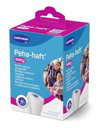 Peha-haft Easy Venda Cohesiva Elástica, Fácil de Cortar sin Necesidad de Tijeras, 8 cm x 4 m