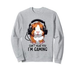 Can't Hear You I'm Gaming Guinea Pig Controller Videojuegos Sudadera