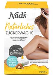 Nad's Pasta di zucchero per depilazione viso, corpo, schiena, gambe, zona bikini, braccia, ascelle, donne e uomini