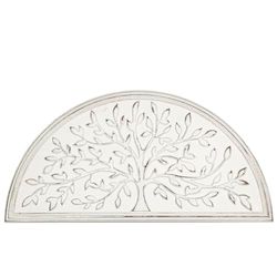 Romimex Decorazione da Parete in Legno MDF Bianco 60 x 60 x 2 cm
