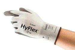 Ansell Hyflex 11-644 Safety Work Gloves Mechanical Protection, Size 7(S), Gris (12 Paires)