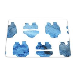 Bonamaison, Rectangle Pop Art Digital Printed Mouse Pad, Non-Slip Base, for Office and Home, Size: 22 x 18 cm