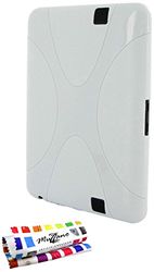 Muzzano Protezione Ultra Sottile Amazon Kindle Fire HD Protezione Antiurto Ultime, Protezione Anti-Urto Elegante e duratura per Il Vostro Amazon Kindle Fire HD Bianco Bianco Motivo a X