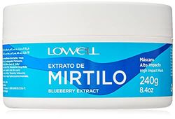 Lowell – Blueberry High Impact Mask – 240 g – Intensive Repair & Hydration – Restores Strength, Shine and Softness for All Hair Types