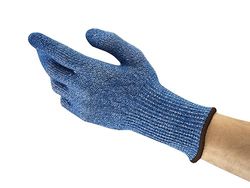 Ansell Hyflex 72-400 Guanti di sicurezza da lavoro, Protezione meccanica, taglia 6 (XS), Blu (12 Paia)