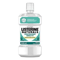 LISTERINE Naturals, Collutorio, Protezione Smalto, Gusto Delicato, 500 ml