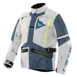 DAINESE - Sterrato Tex Jacket, tyg motorcykeljacka, herr, Glacier grå/blå, 58