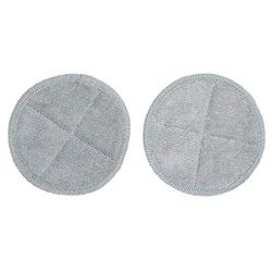 Beldray BEL01209 Spinmax Cordless Floor Cleaner Replacement Polishing Pads | Ideal for Wood or Hard Floor Surfaces | White | Set Of 2 | Machine Washable