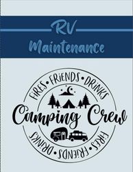 This Handy RV Maintenance Log/Journal is the perfect way to keep track of all your RV maintenance! A must-have for Camper, RV, and Motorhome Owners! Perfect for yourself or as a gift!
