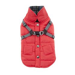 Pinkaholic Ameila Manteau d'Hiver pour Chien Rouge Taille M