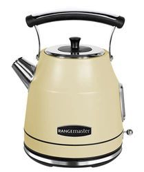 Rangemaster RMCLDK201CM Cream Cordless Electric 1.7L 3kW Classic Kettle with Quick & Quiet Boil, Boil Dry Protection & 3 Year Guarantee