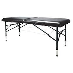 3B Scientific W60610MBK Aluminium Draagbare Massagetafel, Zwart