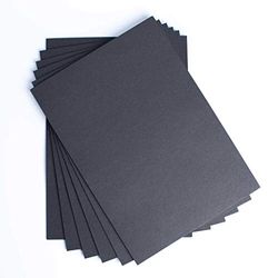 House of Card & Paper A4 160 GSM Card - Black (Pack of 25 Sheets), HCP342