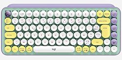 Logitech POP Keys Tastiera Meccanica Wireless con Tasti Emoji Personalizzabili, Layout ‎Francese AZERTY - Daydream