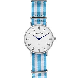 Andreas Oosten, unisex analoog kwarts horloge met nylon armband AO-83