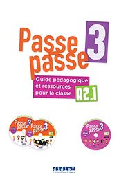 Passe-passe 3 - Guide pédagogique et ressources pour la classe + 2 CD mp3 + 1 DVD