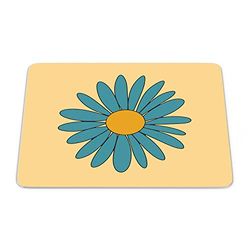 Bonamaison, Muismat, rechthoekig, digitaal bedrukt, antislip onderkant, voor kantoor en thuis, afmetingen: 22 x 18 cm