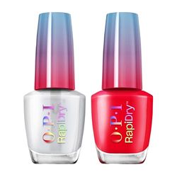 OPI RapiDry Vernis à ongles transparent Clearly Fast + Haul Sass vernis à ongles à séchage rapide, haute brillance et vegan - Jusqu'à 5 jours de tenue