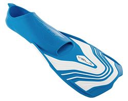 SEAC Vela Pinne Corte da Nuoto e Snorkeling Unisex Adulto Azzurro 46-47