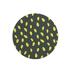 Questo Casa, Round Digital Printed Mouse Pad, Non-Slip Base, for Office and Home, Diameter:22cm