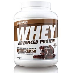 Per4m Whey Protéine Double Chocolat 2,01kg – Protéine whey double chocolat pour le soutien musculaire