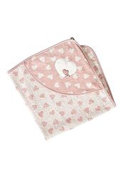 Sterntaler Serviette de Bain à Capuche 80 x 80 cm Motif âne Emmi Girl Cœurs Flora Rose